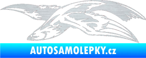 Samolepka Predators 032 levá škrábaný hliník
