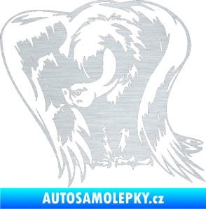 Samolepka Predators 083 levá sup škrábaný hliník