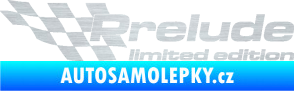 Samolepka Prelude limited edition levá škrábaný hliník