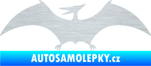 Samolepka Pterodactylus 001 levá škrábaný hliník