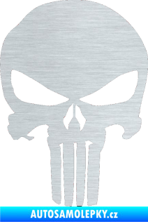 Samolepka Punisher 001 škrábaný hliník