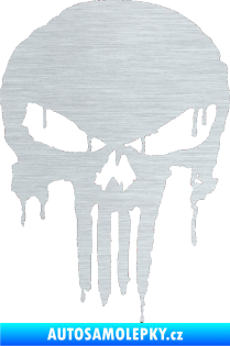 Samolepka Punisher 003 škrábaný hliník