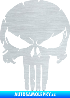 Samolepka Punisher 004 škrábaný hliník