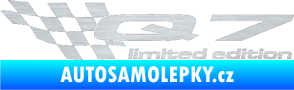 Samolepka Q7 limited edition levá škrábaný hliník
