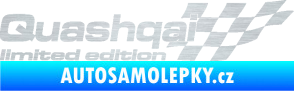 Samolepka Quashqai limited edition pravá škrábaný hliník