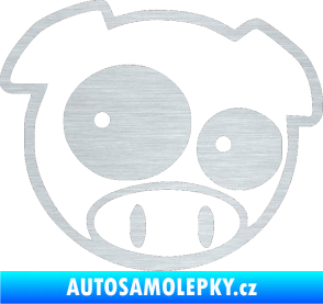 Samolepka Rally pig 001 pravá škrábaný hliník