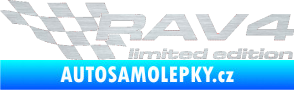 Samolepka RAV4 limited edition levá škrábaný hliník