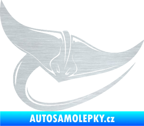 Samolepka Rejnok 001 pravá škrábaný hliník