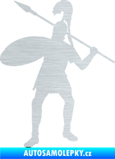 Samolepka Římský voják levá škrábaný hliník