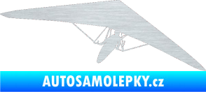 Samolepka Rogalo 001 pravá škrábaný hliník