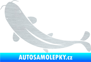 Samolepka Ryba 001 levá škrábaný hliník