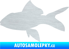 Samolepka Ryba 002 levá škrábaný hliník