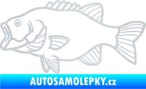 Samolepka Ryba 015 levá škrábaný hliník