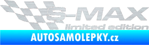Samolepka S-MAX limited edition levá škrábaný hliník