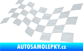 Samolepka Šachovnice 014 škrábaný hliník