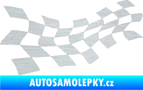 Samolepka Šachovnice 017 škrábaný hliník