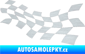 Samolepka Šachovnice 018 škrábaný hliník