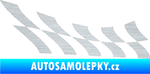 Samolepka Šachovnice 030 škrábaný hliník
