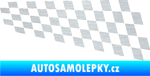 Samolepka Šachovnice 033 škrábaný hliník