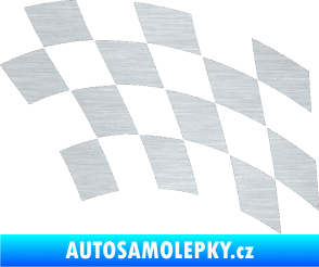 Samolepka Šachovnice 038 škrábaný hliník