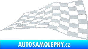 Samolepka Šachovnice 049 škrábaný hliník