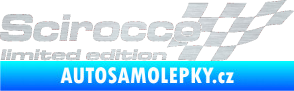 Samolepka Scirocco limited edition pravá škrábaný hliník