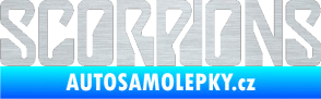 Samolepka Scorpions škrábaný hliník