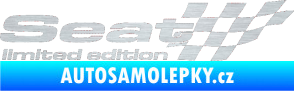 Samolepka Seat limited edition pravá škrábaný hliník