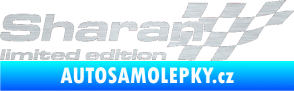 Samolepka Sharan limited edition pravá škrábaný hliník