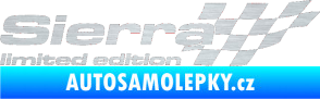 Samolepka Sierra limited edition pravá škrábaný hliník