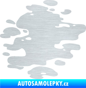 Samolepka Skvrna 001 pravá kaňka škrábaný hliník