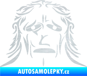 Samolepka Sněžný muž škrábaný hliník
