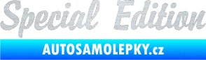 Samolepka Special edition 001 škrábaný hliník