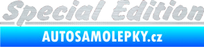 Samolepka Special edition 002 škrábaný hliník