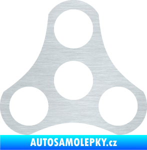 Samolepka Spinner škrábaný hliník