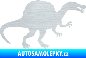 Samolepka Spinosaurus 001 pravá škrábaný hliník