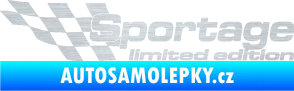 Samolepka Sportage limited edition levá škrábaný hliník