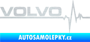 Samolepka Srdeční tep 037 levá Volvo škrábaný hliník