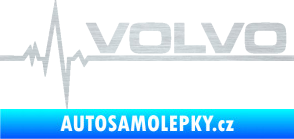 Samolepka Srdeční tep 037 pravá Volvo škrábaný hliník