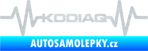 Samolepka Srdeční tep 071 Kodiaq škrábaný hliník