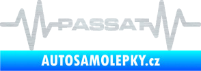 Samolepka Srdeční tep 076 Volkswagen Passat škrábaný hliník