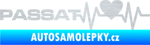 Samolepka Srdeční tep 077 levá Volkswagen Passat škrábaný hliník