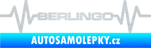 Samolepka Srdeční tep 093 Berlingo Citroen škrábaný hliník