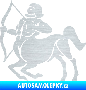Samolepka Střelec 004 levá škrábaný hliník