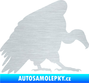 Samolepka Sup 001 pravá škrábaný hliník