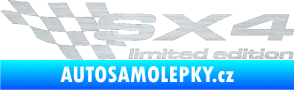 Samolepka SX4 limited edition levá škrábaný hliník