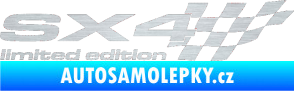 Samolepka SX4 limited edition pravá škrábaný hliník