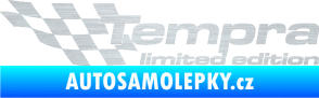 Samolepka Tempra limited edition levá škrábaný hliník