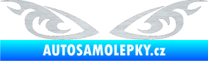 Samolepka Tetování 182 oči škrábaný hliník