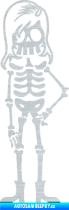 Samolepka The Bone Family Slečna škrábaný hliník